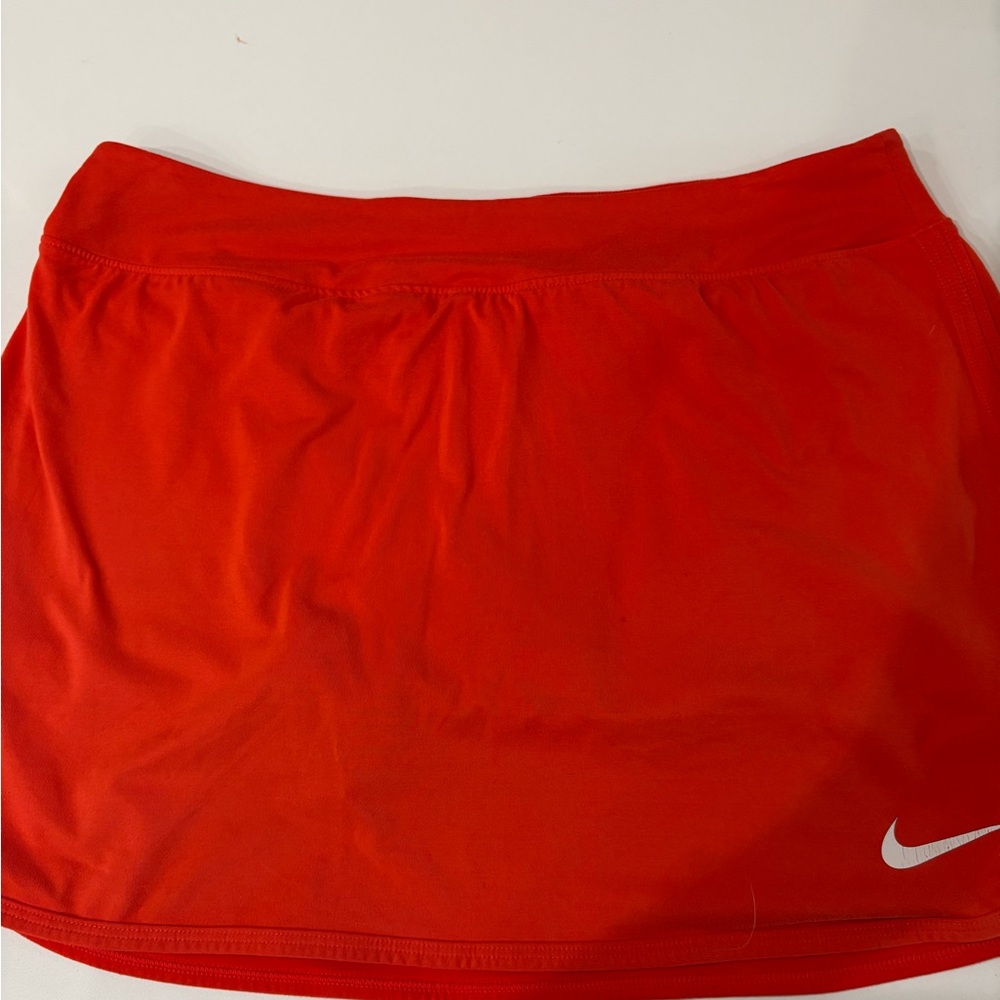 Nike Dri Fit Orange Sports Skort Size Medium